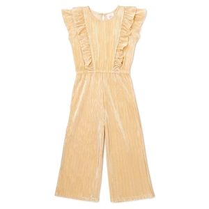 Gold Metallic Jumpsuit Girls 💛